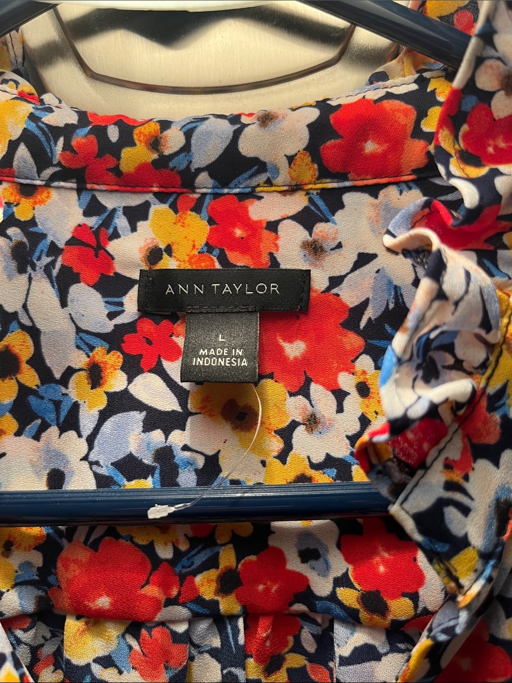 Ann Taylor Ruffle Button Blouse - Picture 2 of 4
